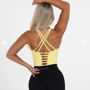 NVGTN Pastel Yellow Matrix Bra
